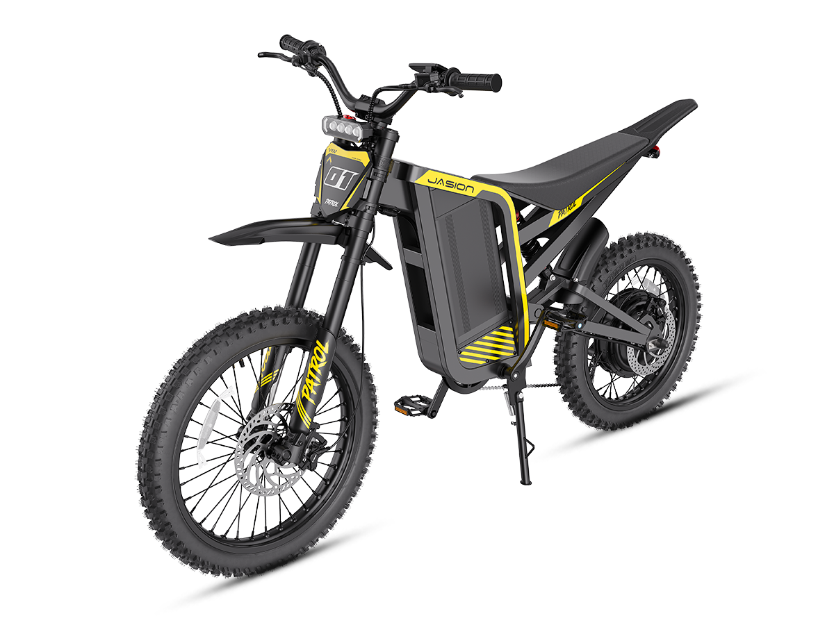 Jasion Patrol 52 Electric Dirt Bike – 4000W, 40 MPH, 52V 30Ah Battery, 50-Mile Range