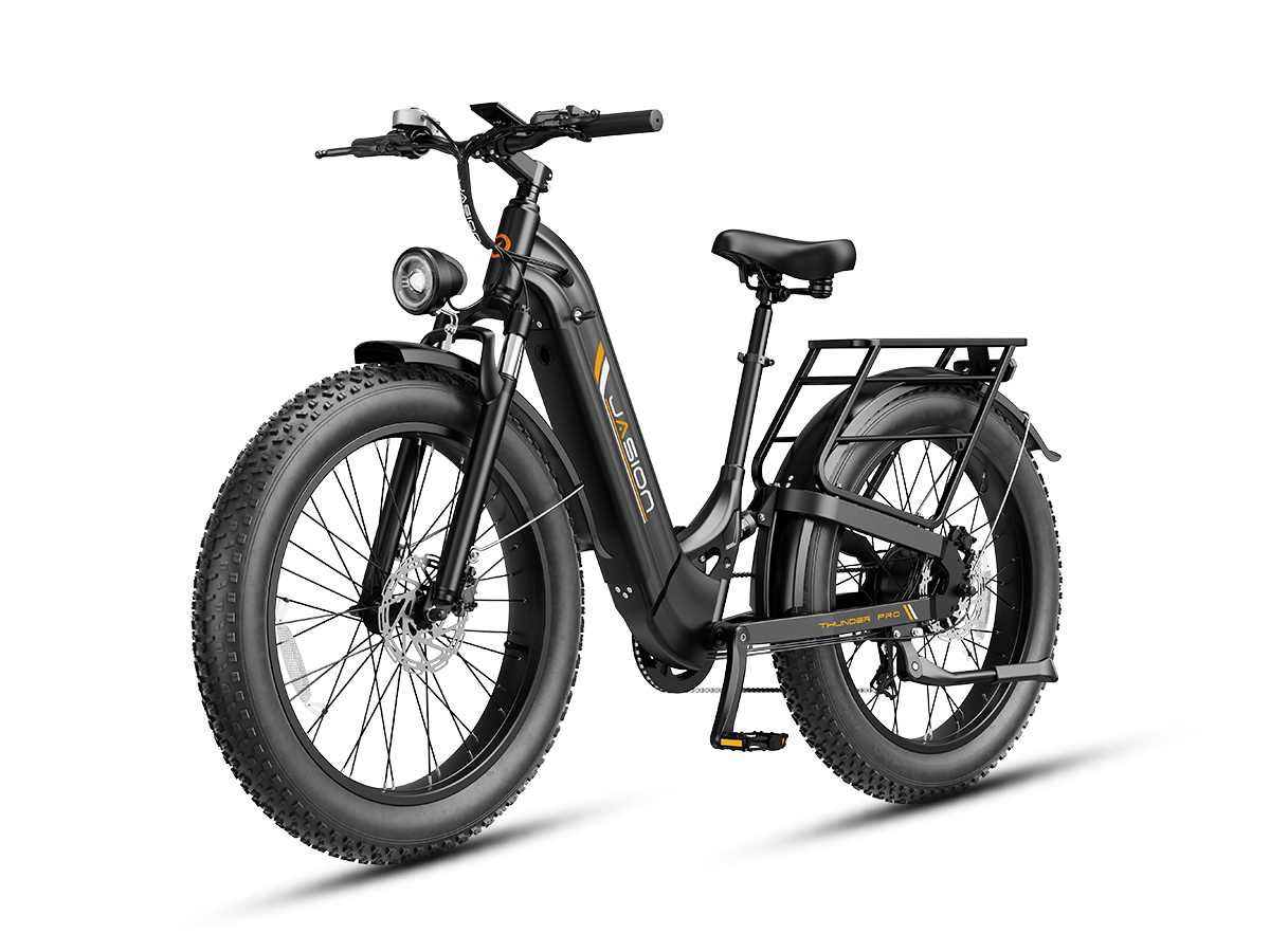 Jasion Thunder Pro ST Electric Fat Tire Bike – 2000W, 35 MPH, 52V 20Ah Battery, 90-Mile Range