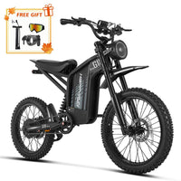 HappyRun F18 2.0 Electric Dirt Bike – 6000W, 46 MPH, 60V 27Ah Battery, 60-Mile Range