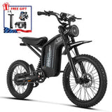 HappyRun G300 Pro Electric Dirt Bike – 6500W Peak, Max Speed - 50 MPH