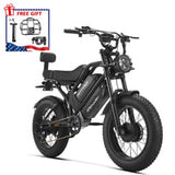 HappyRun G300 Pro Electric Dirt Bike – 6500W Peak, Max Speed - 50 MPH