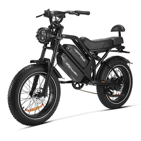 HappyRun G70 Dual-Battery Electric Cargo Bike 1000W Motor 28 mph 48V 30Ah Battery