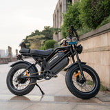HappyRun G70 Dual-Battery Electric Cargo Bike 1000W Motor 28 mph 48V 30Ah Battery