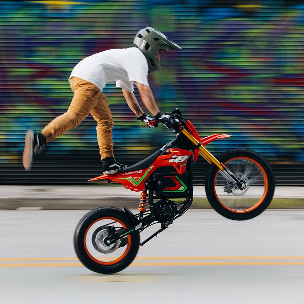 HappyRun F18 2.0 Electric Dirt Bike – 6000W Peak, Max Speed -  46 MPH