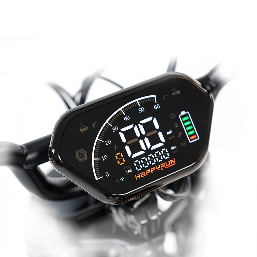 HappyRun G70 – 2000W Dual Battery Electric Cargo Bike | Full Suspension, NFC Unlock, Family & Utility E-Bike