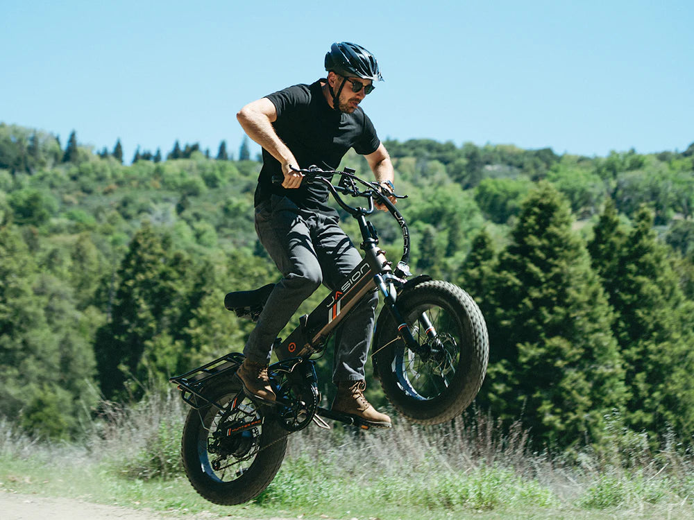 Jasion Hunter Pro Folding Electric Bike 1000W Motor 28 mph 48V 15Ah Battery
