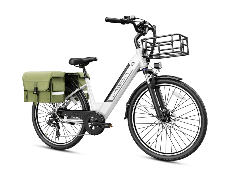 Jasion EB5 Roamer ST Road Trip Electric Bike 28 mph 48V 11Ah Battery