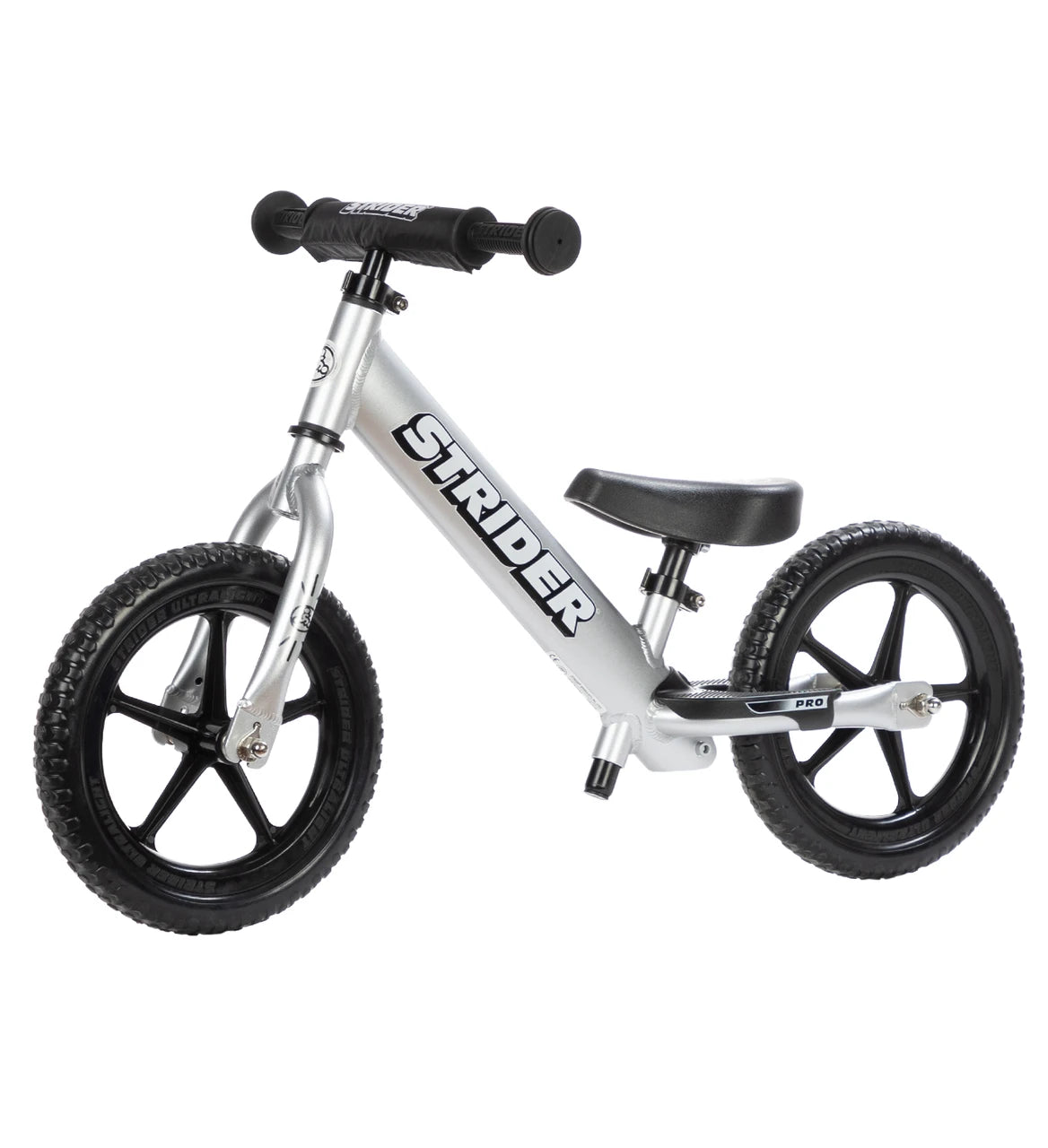 Strider 12 Pro Kids Balance Bike – 12-Inch Flat-Free Tires, Aluminum Frame, Ages 1–4