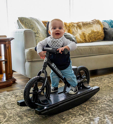 Strider Pro 2-in-1 Rocking Bike – Ultra-Light Balance Bike + Removable Rocking Base