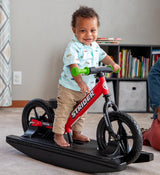 Strider Sport 2-in-1 Rocking Bike – Balance Training Rocking Base + Strider 12 Sport Bike