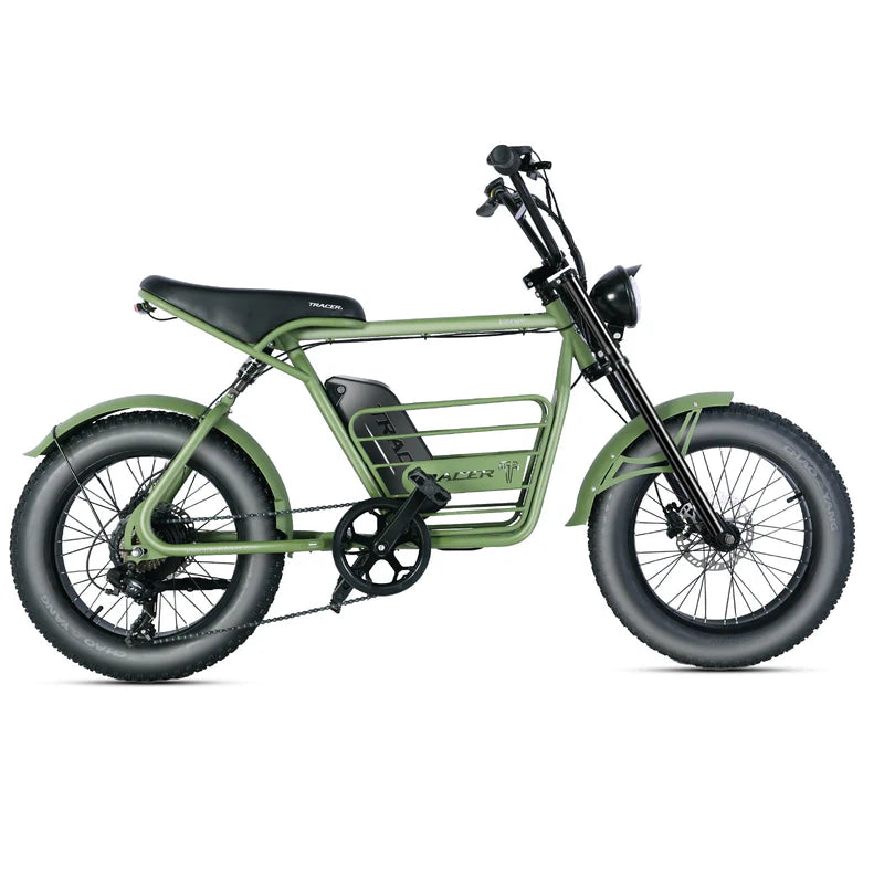Tracer Verge 20" 800W Fat Tire E-Bike, Up to 28 MPH Top Speed, 48V 17.5Ah Battery, 55–65 Mile Range, 20×4.0 Tires, Shimano 7-Speed