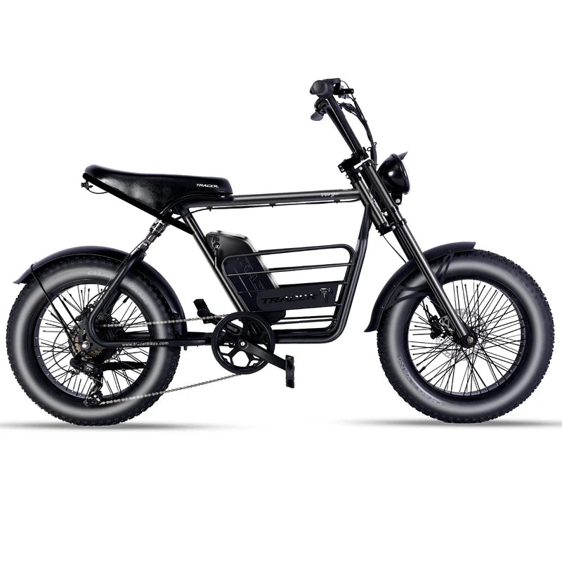 Tracer Verge 20" 800W Fat Tire E-Bike, Up to 28 MPH Top Speed, 48V 17.5Ah Battery, 55–65 Mile Range, 20×4.0 Tires, Shimano 7-Speed