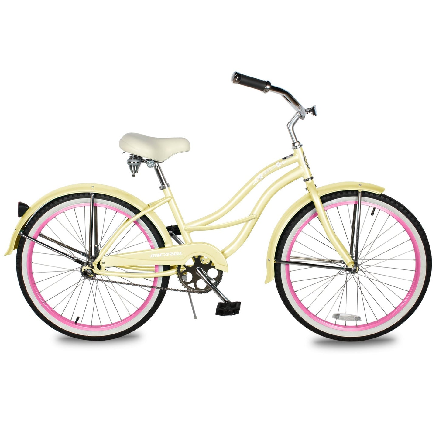 Micargi Tahiti Single Speed 26 Inch Women's Beach Cruiser Bike