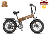 Jasion Hunter Pro Folding Electric Bike 1000W Motor 28 mph 48V 15Ah Battery