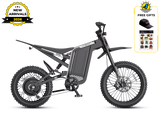 Jasion Patrol 52 Electric Dirt Bike – 4000W, 40 MPH, 52V 30Ah Battery, 50-Mile Range