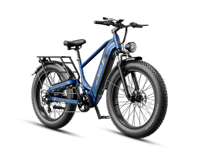 Jasion Thunder Pro Electric Fat Tire Bike – 2000W Peak, 35 MPH, 52V 20Ah Battery, 90-Mile Range