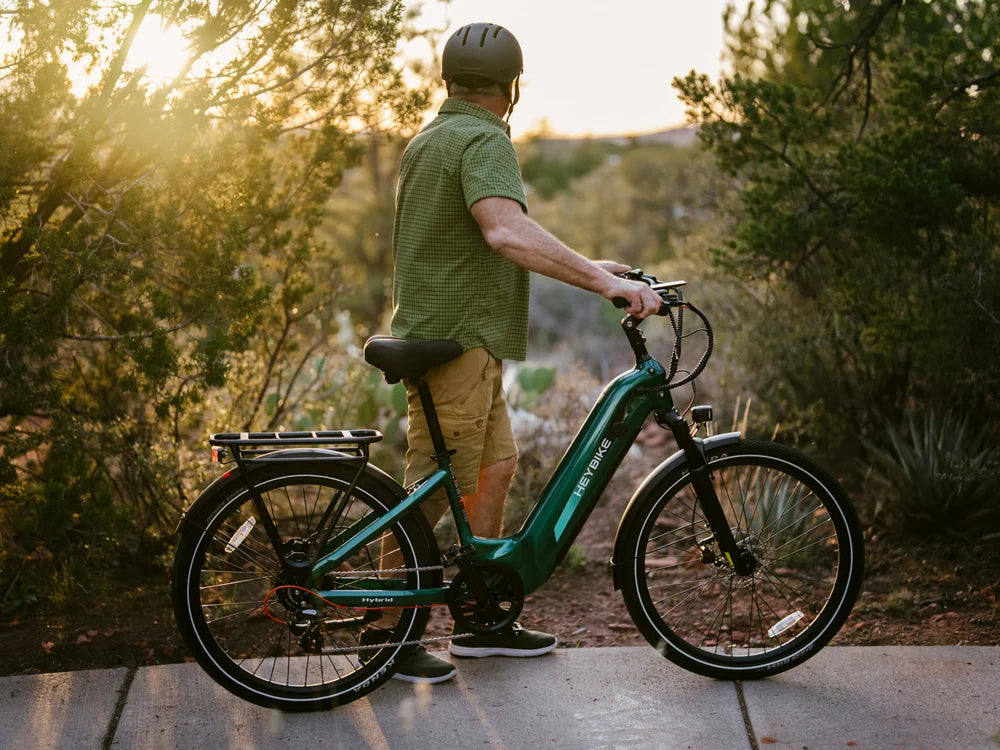 Heybike Hybrid Electric Bike – 750W, 28 MPH, 100-Mile Range