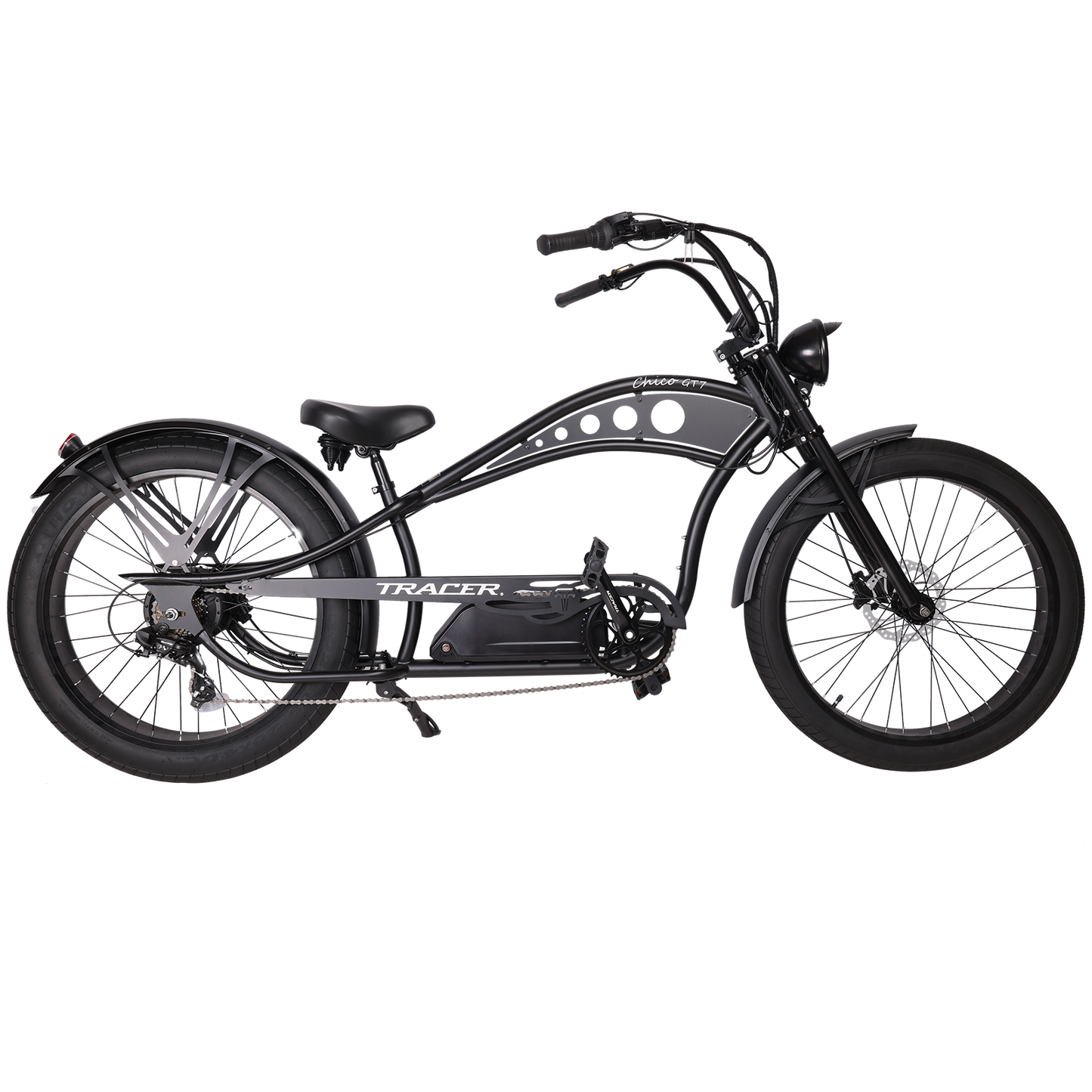 Micargi Cyclone 500W 26" Electric Fat Tire Cruiser 48V 11.6Ah Top Speed 20MPH