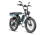 Jasion RetroVolt Max Moped-Style Electric Bike – 2000W, 35+ MPH, 52V 40Ah Dual Battery, 150-Mile Range