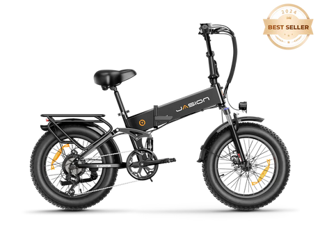 Jasion X-Hunter Folding Electric Bike 1400W Peak Motor 28 mph 48V 13Ah Battery