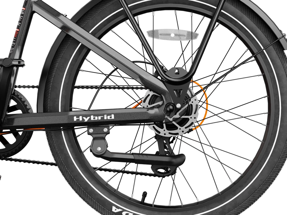Heybike Hybrid Electric Bike – 750W, 28 MPH, 100-Mile Range