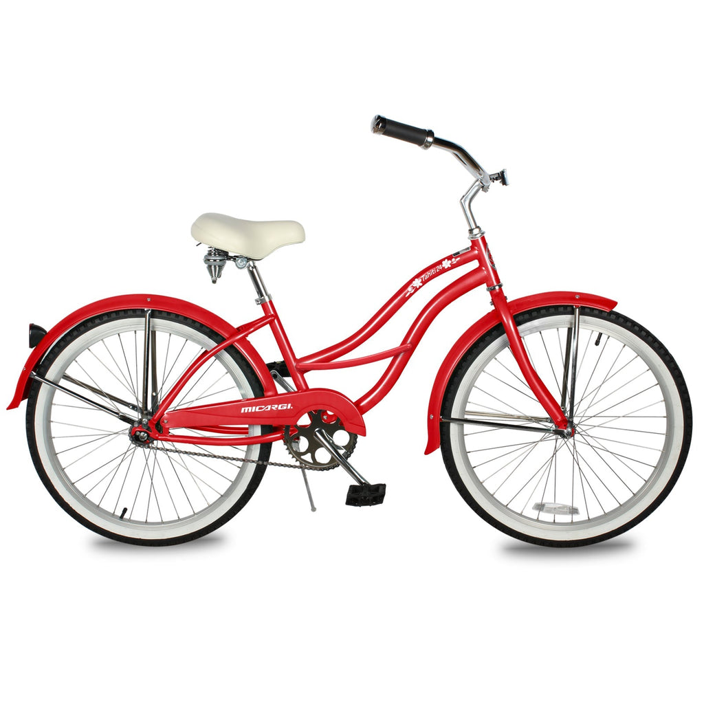 Micargi Tahiti Single Speed 26 Inch Women's Beach Cruiser Bike
