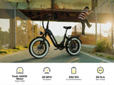 Heybike Ranger S 2.0 Folding Fat Tire Electric Bike – 750W, 28 MPH, 55-Mile Range