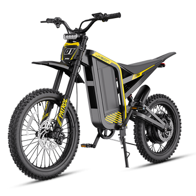Jasion Patrol 52 Electric Dirt Bike – 4000W, 40 MPH, 52V 30Ah Battery, 50-Mile Range