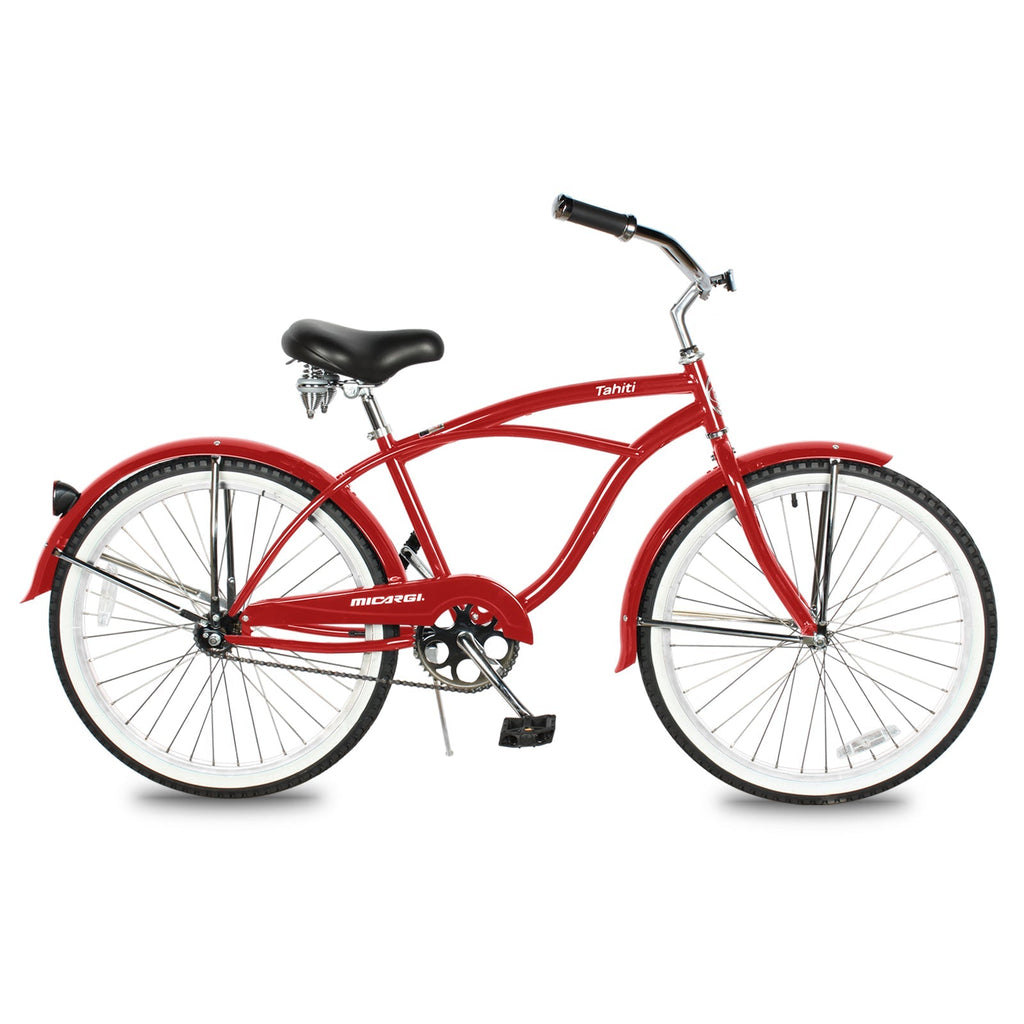 Micargi Tahiti Single Speed 26 Inch Men's Beach Cruiser Bike