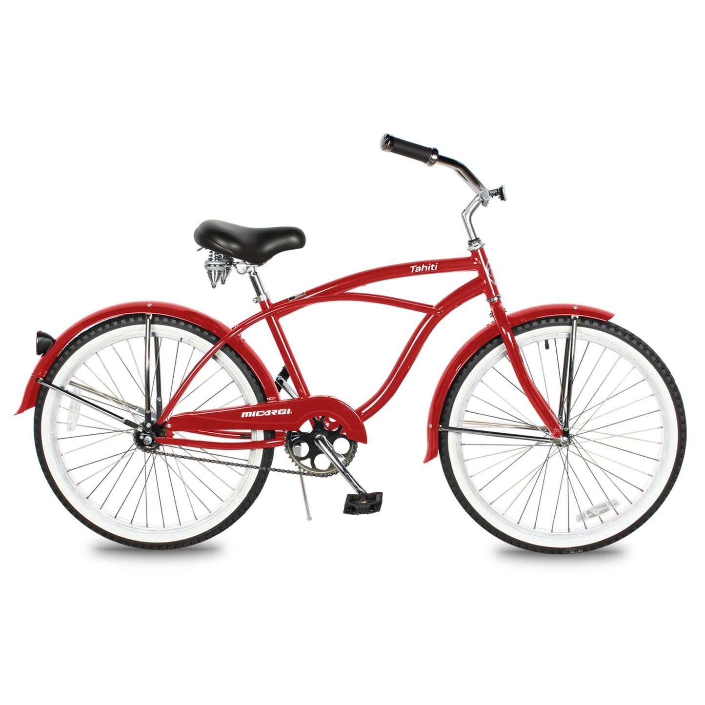 Micargi Tahiti Single Speed 26 Inch Men's Beach Cruiser Bike
