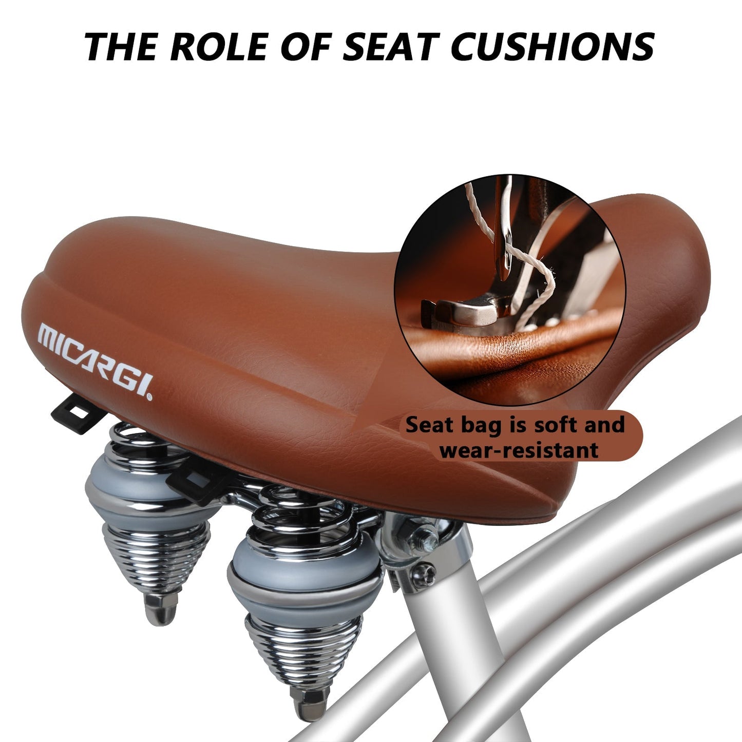 Micargi Cougar GTS Beach Cruiser Bike