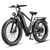 Jasion Thunder Pro Electric Fat Tire Bike – 2000W Peak, 35 MPH, 52V 20Ah Battery, 90-Mile Range