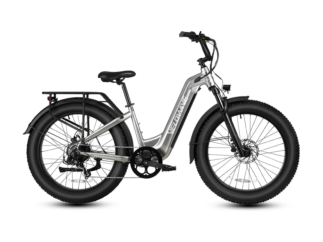 Velowave Ranger 3.0 Up to 28 MPH 750W 48V 15Ah Torque Sensor Fat Tire Electric Bike