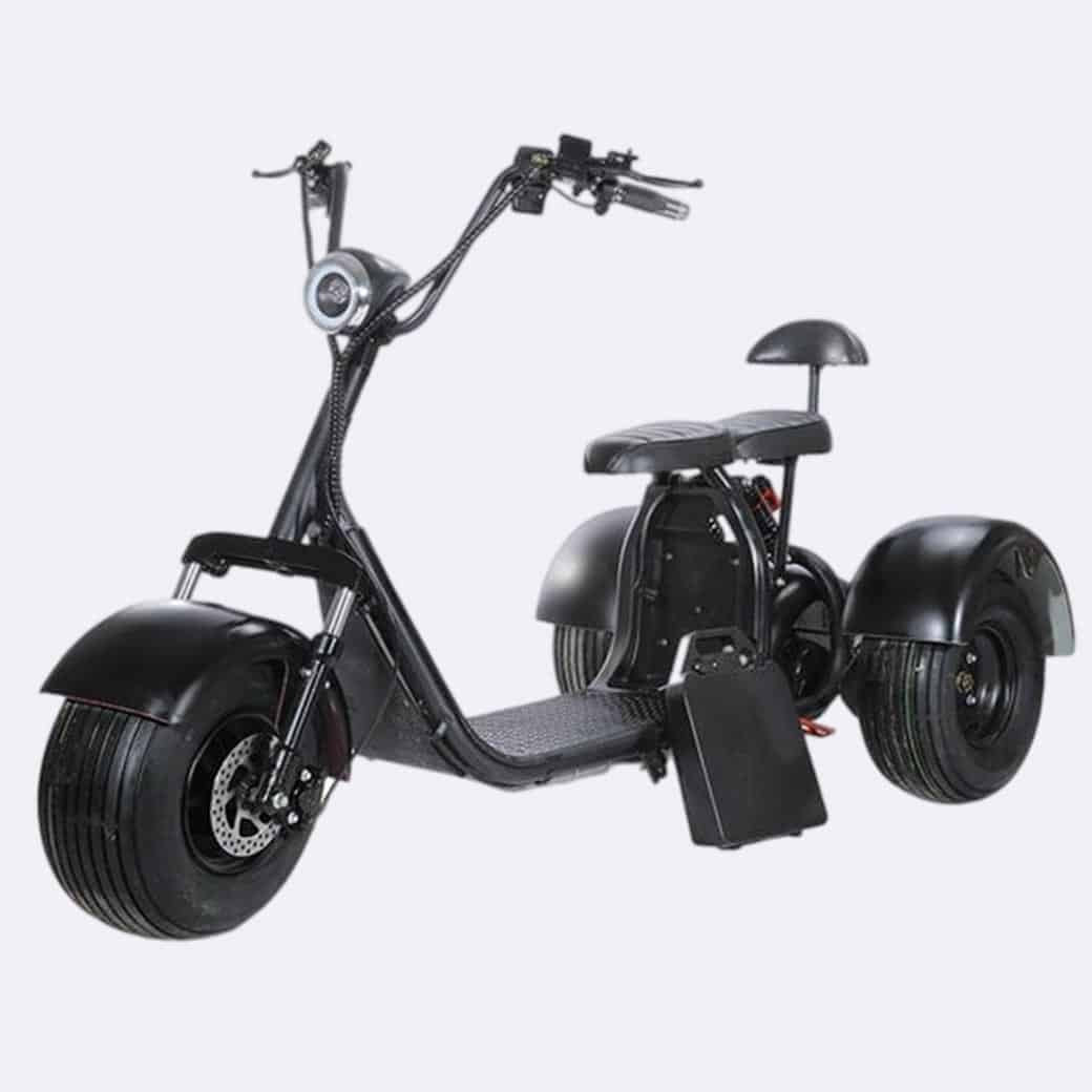 LinksEride X7 3-Wheel Electric Scooter – 2000W, 28 MPH, 60V 20Ah Battery, 40-Mile Range