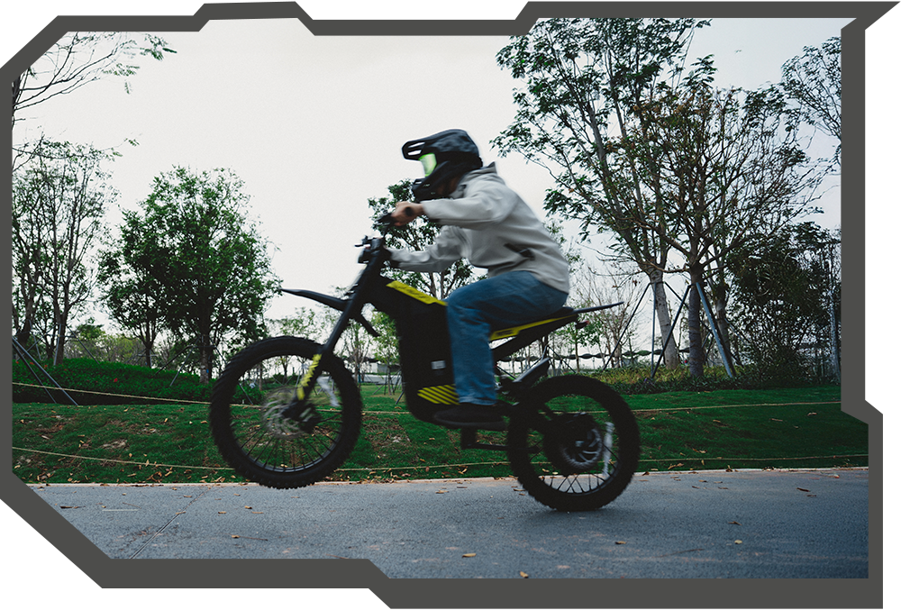 Jasion Patrol 52 Electric Dirt Bike – 4000W, 40 MPH, 52V 30Ah Battery, 50-Mile Range