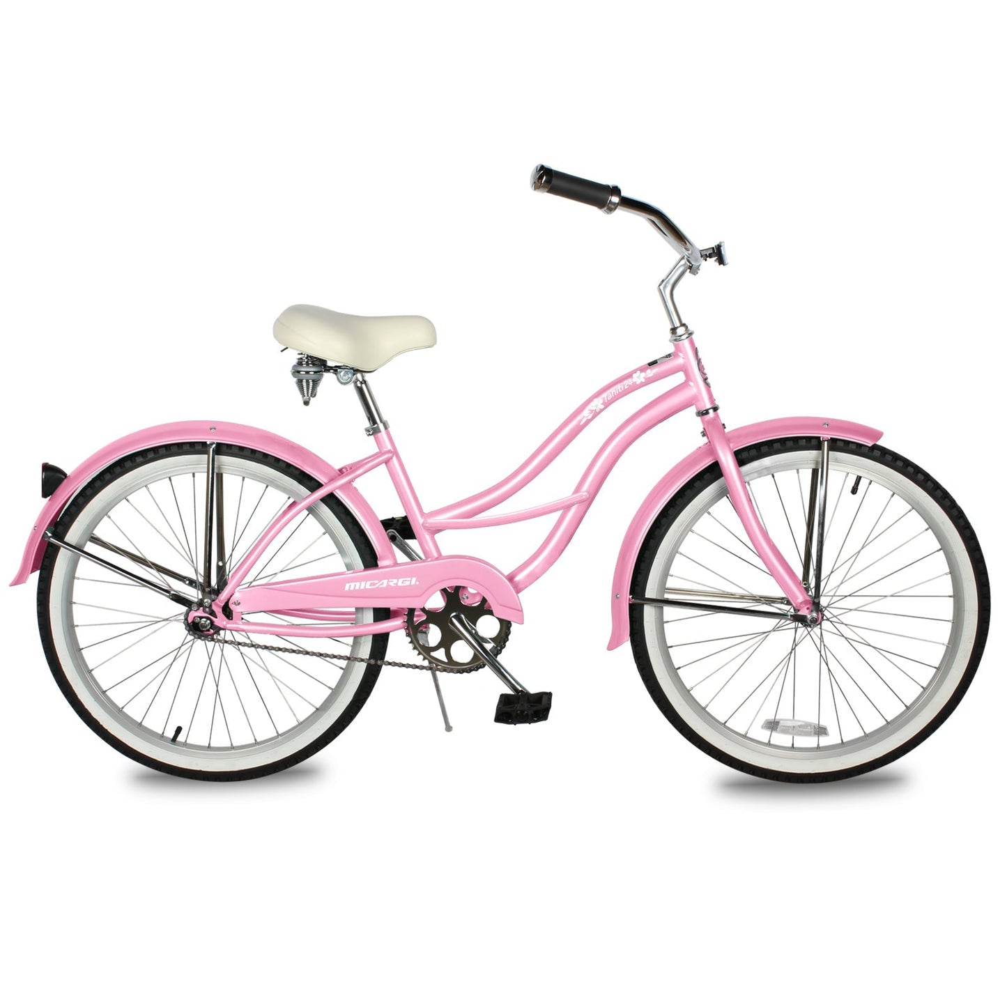 Micargi Tahiti Single Speed 26 Inch Women's Beach Cruiser Bike