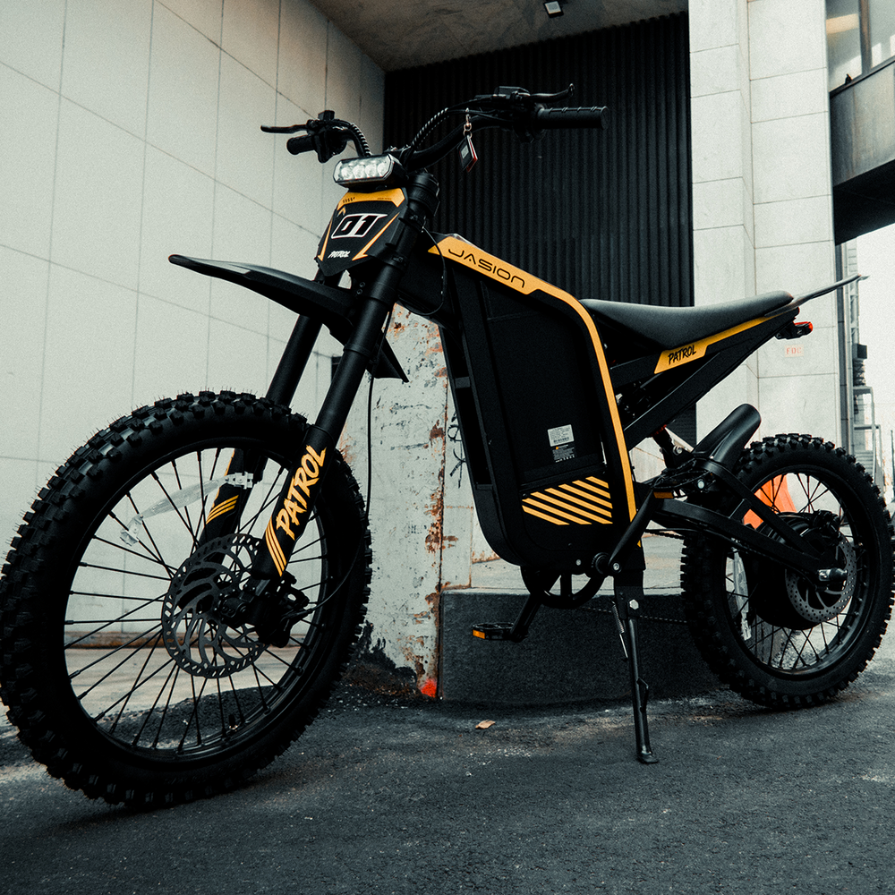 Jasion Patrol 52 Electric Dirt Bike – 4000W, 40 MPH, 52V 30Ah Battery, 50-Mile Range