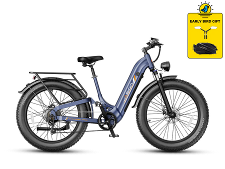 Jasion Thunder Pro ST Electric Fat Tire Bike – 2000W, 35 MPH, 52V 20Ah Battery, 90-Mile Range
