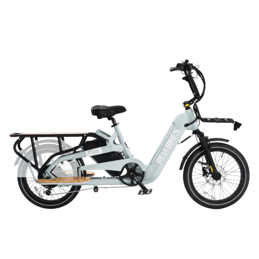 Revibikes Flux Electric Cargo Bicycle 750W Motor 25 mph 48V 15Ah Battery