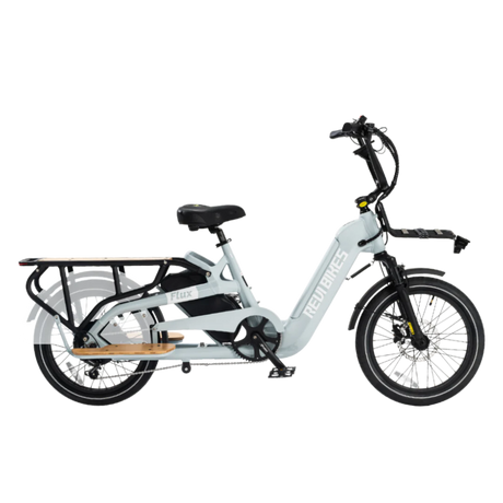 Revibikes Flux Electric Cargo Bicycle 750W Motor 25 mph 48V 15Ah Battery