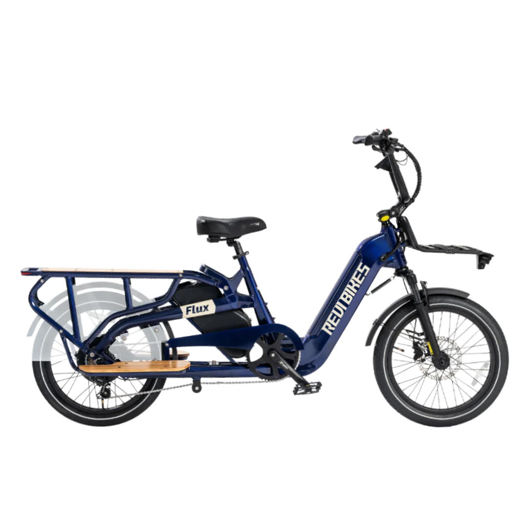 Revibikes Flux Electric Cargo Bicycle 750W Motor 25 mph 48V 15Ah Battery