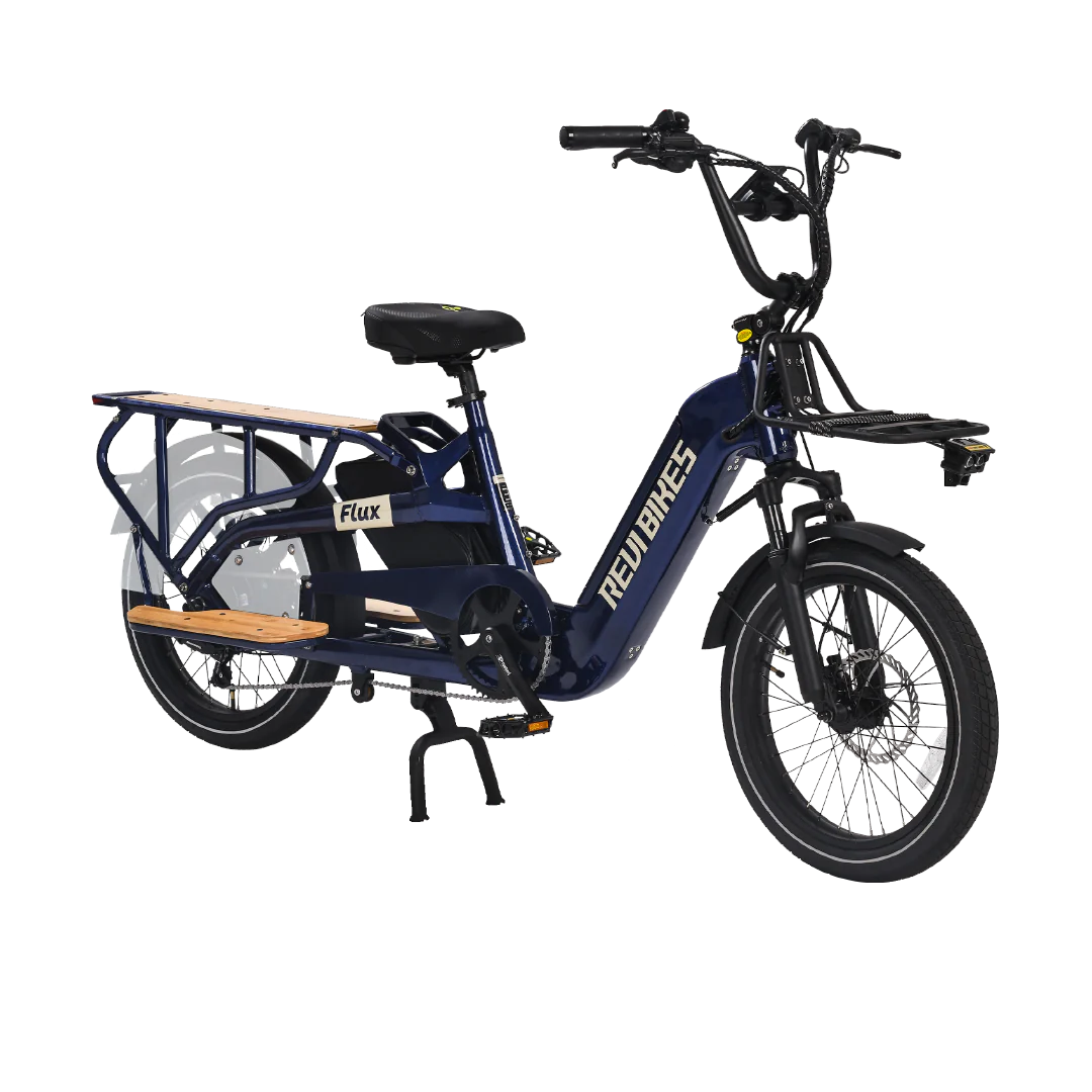 Revibikes Flux Electric Cargo Bicycle 750W Motor 25 mph 48V 15Ah Battery