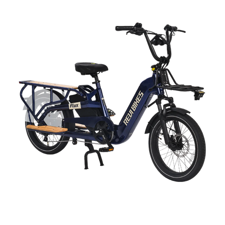 Revibikes Flux Electric Cargo Bicycle 750W Motor 25 mph 48V 15Ah Battery