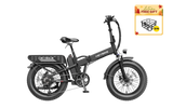 Heybike Mars 2.5 Folding Fat Tire Electric Bike – 750W, 28 MPH, 45-Mile Range