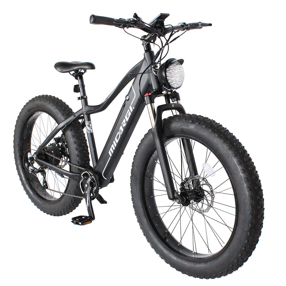 Micargi Steed 800W Fat Tire Electric Mountain Bike 20MPH Top Speed