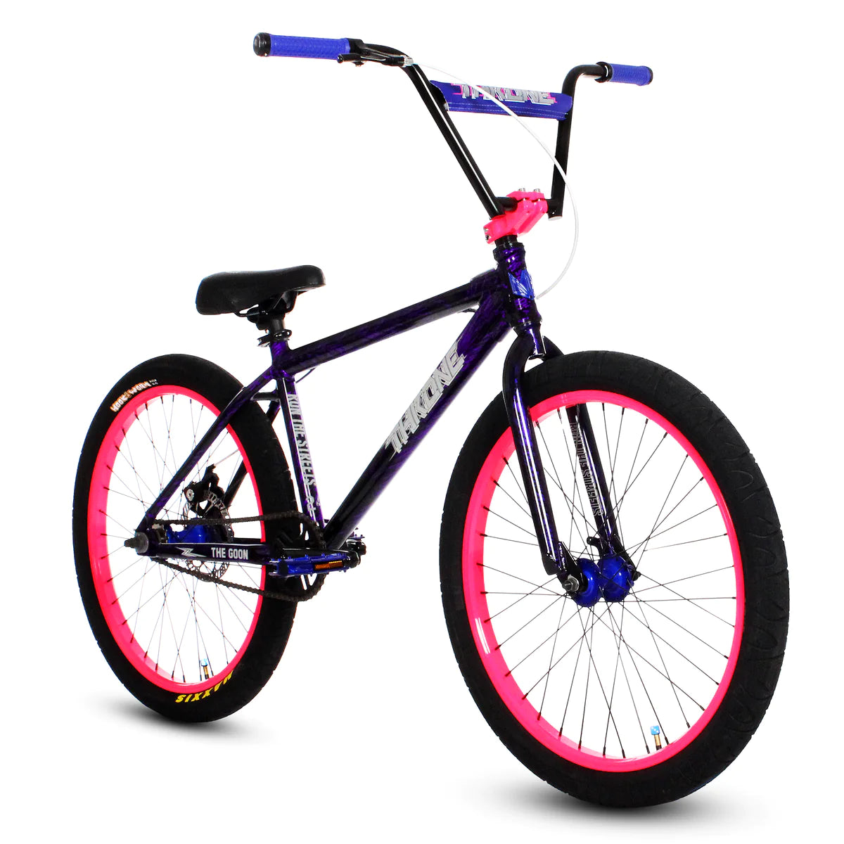 Throne Cycles The Goon -Purple Carnage 24" | Fixed Gear Urban BMX Bike | Urban Bike | The Goon Cycle | Throne Cycle | Street Cycle | Throne BMX | BMX Bike | Bike Lover USA