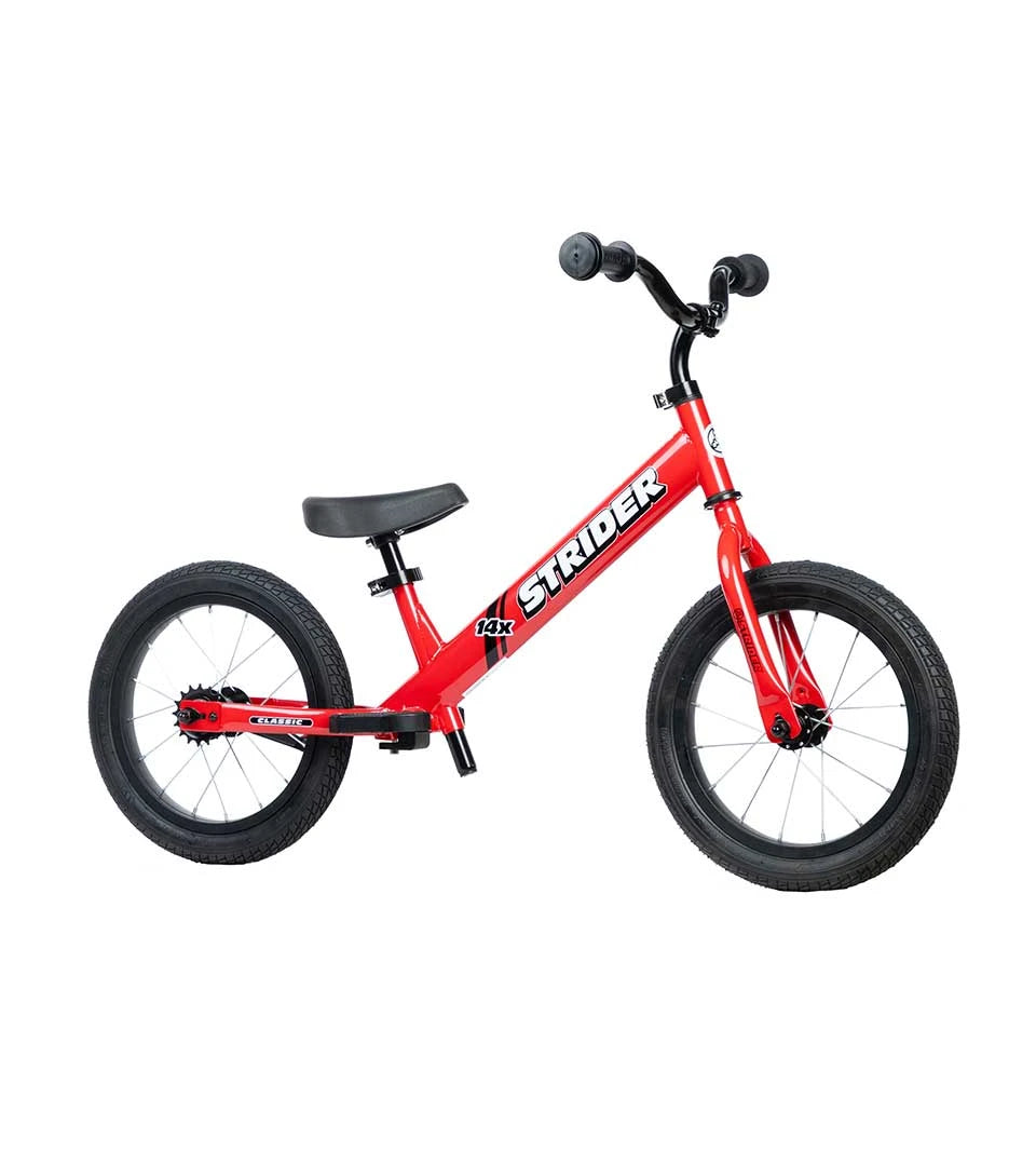 Strider 14x Classic Convertible Kids Bike – 14-Inch Wheels, Balance-to-Pedal Design, Ages 3–6