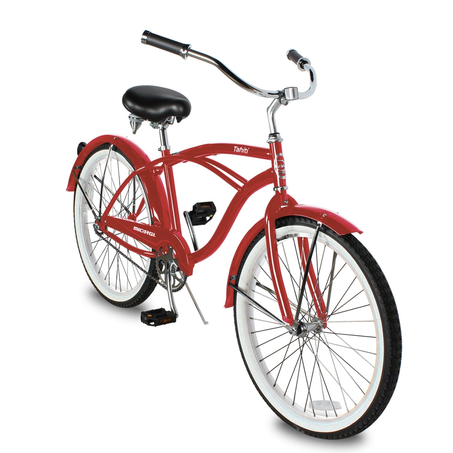 Micargi Tahiti Single Speed 26 Inch Men's Beach Cruiser Bike