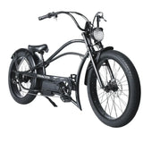 Tracer Legend GT7 1000W Stretch Cruiser Chopper E-Bike, 48V 20Ah Battery, 55–65 Mile Range, 26” Fat Tires, Shimano 7-Speed