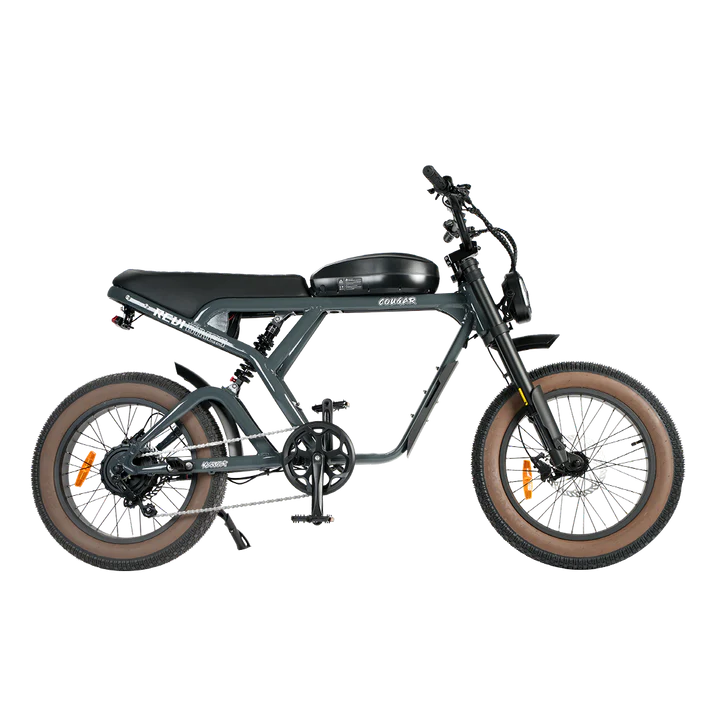 Revi Bikes Cougar Electric Bicycle 34–38 mph 48V Battery High-Torque Motor